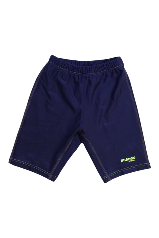 A Navy Active Shorts from Minnex in size 5T for boy. (Front View)