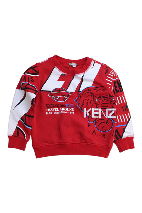 A Multicolour Sweatshirts from Kenzo in size 3T for boy. (Front View)