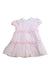 A Pink Short Sleeve Dresses from Simonetta in size 12-18M for girl. (Back View)