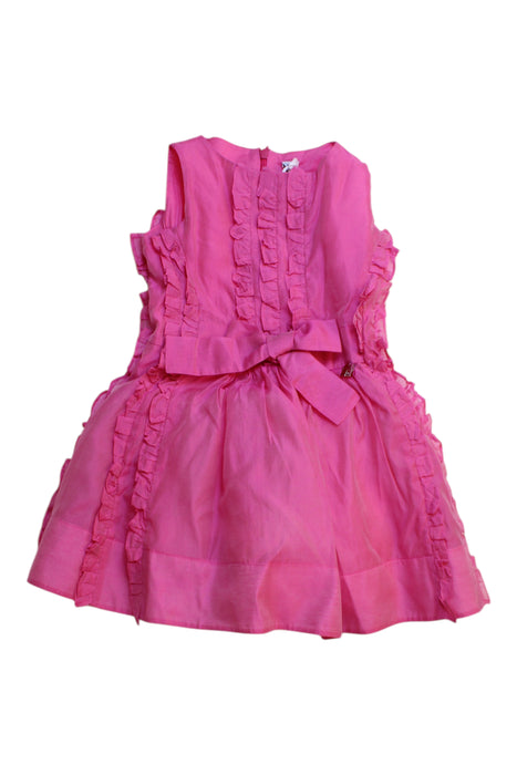 A Pink Sleeveless Dresses from Simonetta in size 18-24M for girl. (Front View)