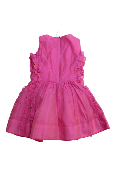 A Pink Sleeveless Dresses from Simonetta in size 18-24M for girl. (Back View)