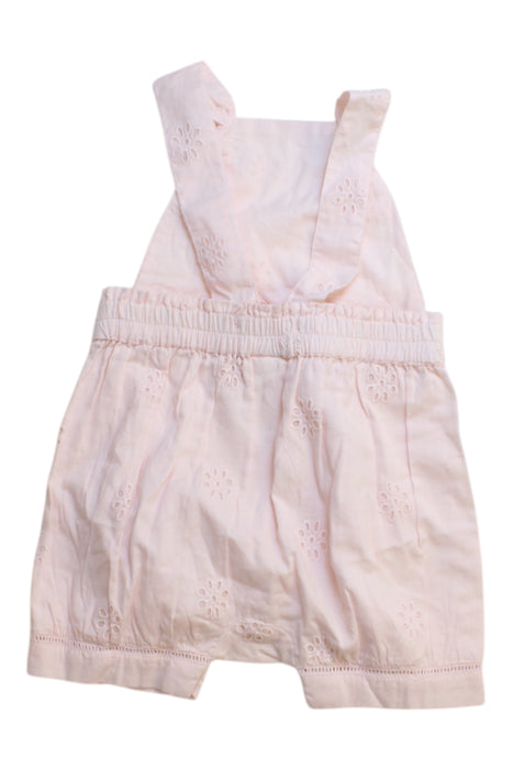 A Ivory Sleeveless Rompers from Jack & Milly in size 6-12M for girl. (Back View)