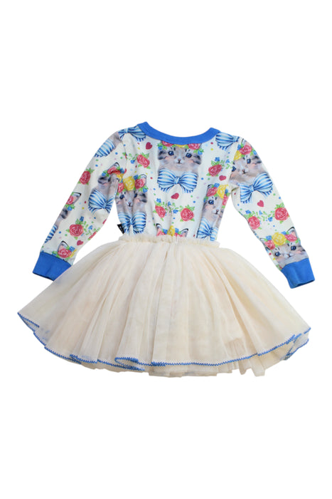 A Multicolour Long Sleeve Dresses from Rock Your Kid in size 12-18M for girl. (Back View)
