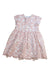 A Pink Short Sleeve Dresses from Il Gufo in size 2T for girl. (Front View)