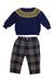 A Navy Pants Sets from Fina Ejerique in size 6-12M for boy. (Front View)
