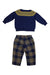 A Navy Pants Sets from Fina Ejerique in size 6-12M for boy. (Back View)