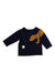 A Navy Long Sleeve Tops from Jacadi in size 3-6M for boy. (Front View)