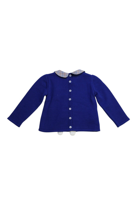 A Blue Long Sleeve Tops from Foque in size 12-18M for boy. (Back View)