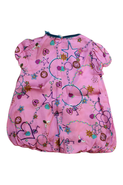 A Multicolour Short Sleeve Rompers from Roberto Cavalli in size 3-6M for girl. (Back View)