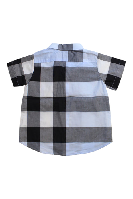 A Multicolour Short Sleeve Shirts from Burberry in size 6-12M for boy. (Back View)