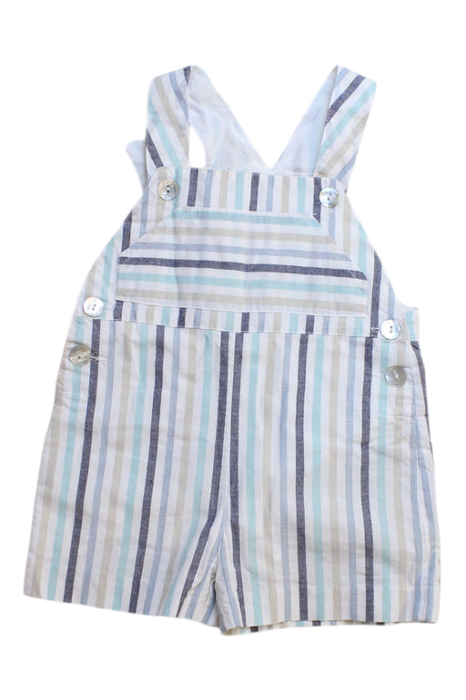 A Multicolour Overall Shorts from La Coqueta in size 6-12M for boy. (Front View)