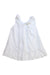 A White Sleeveless Dresses from Mac Ilusion in size 6-12M for girl. (Front View)