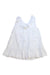 A White Sleeveless Dresses from Mac Ilusion in size 6-12M for girl. (Back View)