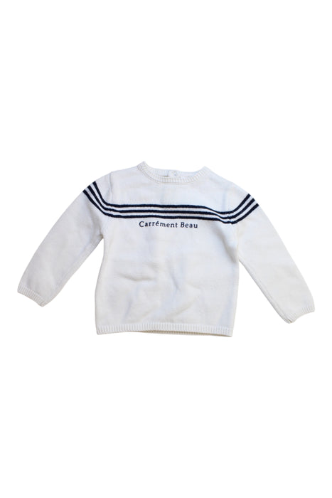 A White Long Sleeve Tops from Carrément Beau in size 2T for boy. (Front View)