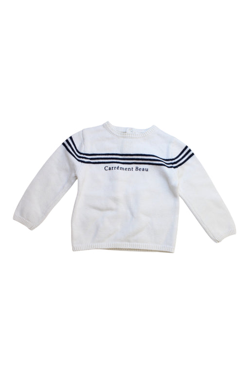 A White Long Sleeve Tops from Carrément Beau in size 2T for boy. (Front View)