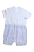 A Blue Short Sleeve Rompers from Tutto Piccolo in size 18-24M for boy. (Back View)