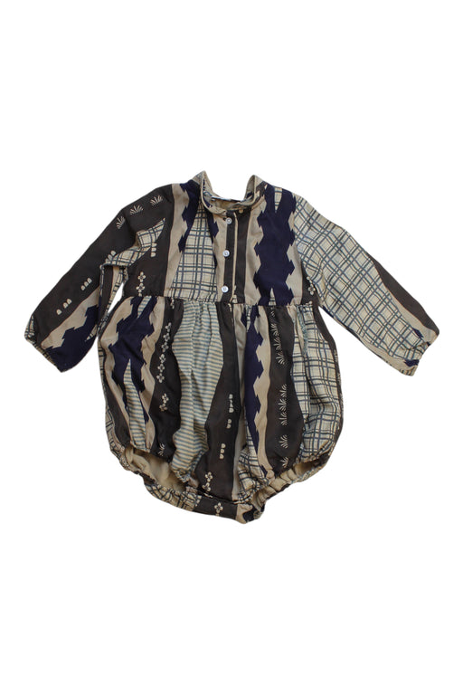 A Multicolour Long Sleeve Rompers from Caramel in size 12-18M for girl. (Front View)