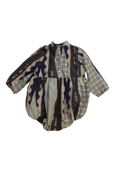 A Multicolour Long Sleeve Rompers from Caramel in size 12-18M for girl. (Back View)