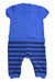 A Blue Short Sleeve Rompers from The Bonnie Mob in size 3-6M for boy. (Back View)