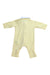 A Yellow Long Sleeve Rompers from Patachou in size 0-3M for boy. (Back View)