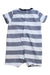 A White Short Sleeve Rompers from Boss in size 0-3M for boy. (Back View)