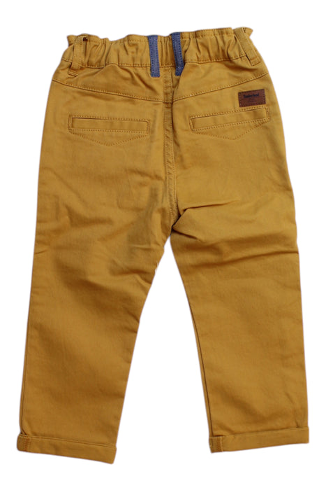 A Yellow Casual Pants from Timberland in size 12-18M for boy. (Back View)