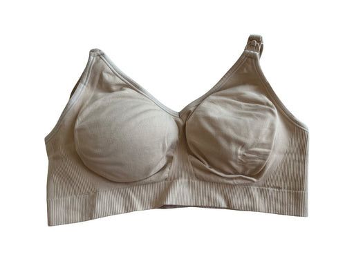 A Beige Bras from Bravado in size M for maternity. (Front View)