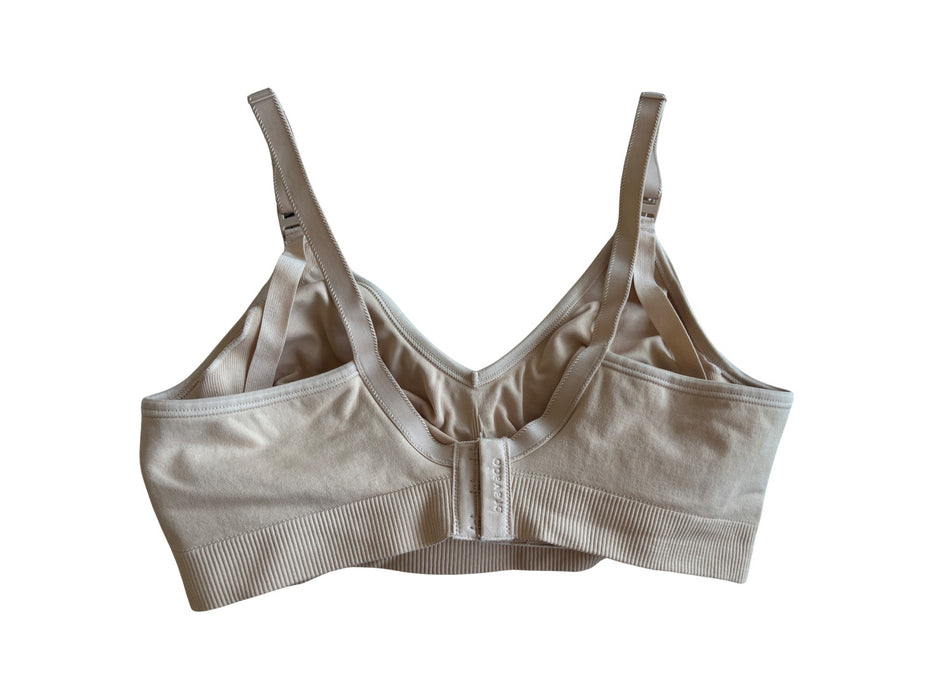 A Beige Bras from Bravado in size L for maternity. (Back View)