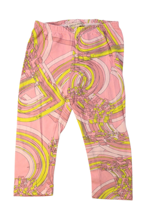 A Pink Leggings from Emilio Pucci in size 12-18M for girl. (Front View)