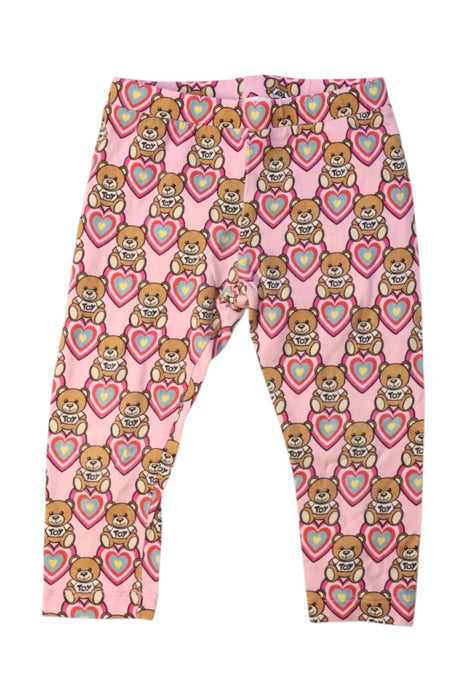 A Multicolour Leggings from Moschino in size 12-18M for girl. (Front View)