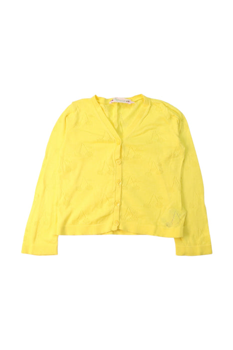 A Yellow Cardigans from Bonpoint in size 2T for girl. (Front View)