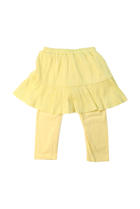 A Yellow Leggings Sets from Organic Mom in size 2T for girl. (Back View)