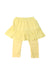 A Yellow Leggings Sets from Organic Mom in size 2T for girl. (Back View)