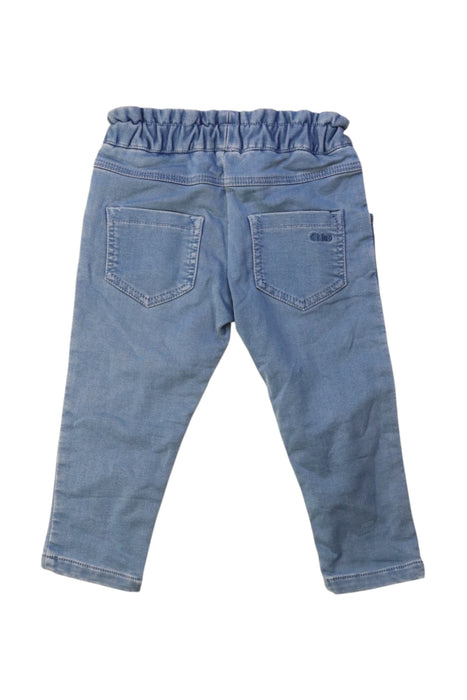 A Blue Jeggings from Chloe in size 2T for girl. (Back View)