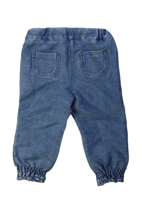 A Blue Casual Pants from Nanos in size 6-12M for girl. (Back View)