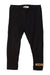 A Black Leggings from Moschino in size 12-18M for girl. (Front View)