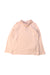 A Pink Long Sleeve Tops from Petit Bateau in size 3T for girl. (Front View)