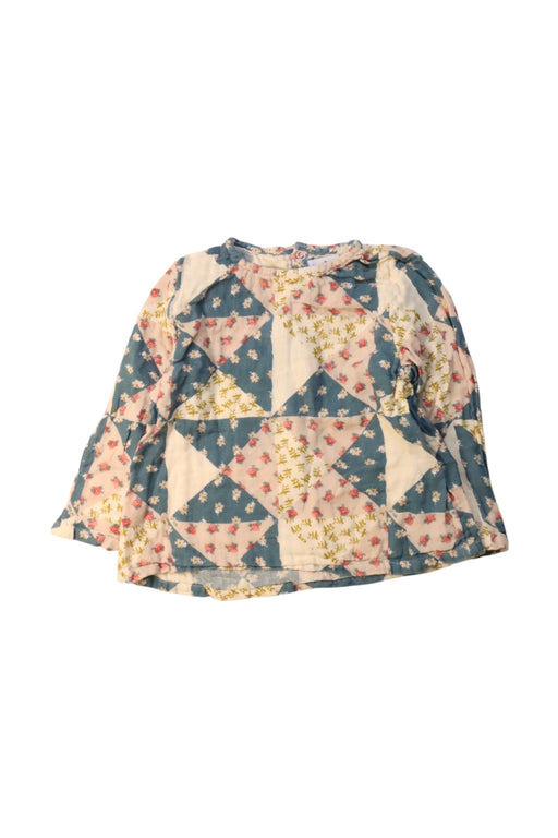 A Multicolour Long Sleeve Tops from Petit Bateau in size 2T for girl. (Front View)