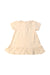 A Ivory Short Sleeve Dresses from Dior in size 6-12M for girl. (Front View)