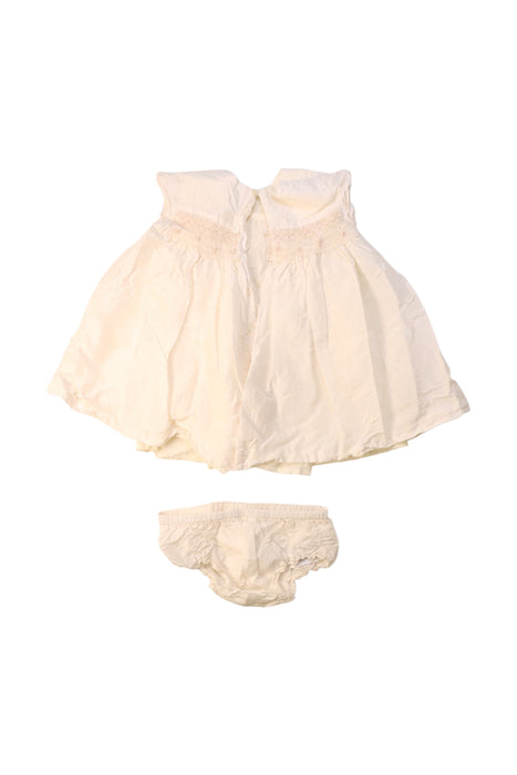 A White Dress Sets from Bonpoint in size 12-18M for girl. (Back View)