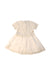 A White Dress Sets from Dior in size 6-12M for girl. (Front View)