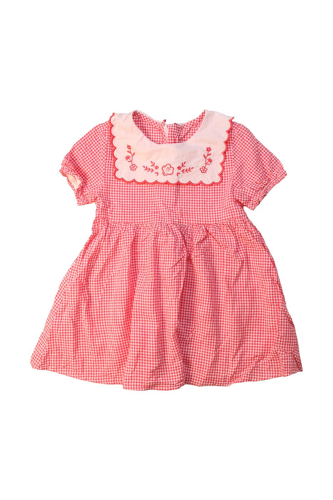 A Pink Short Sleeve Dresses from Balabala in size 12-18M for girl. (Front View)