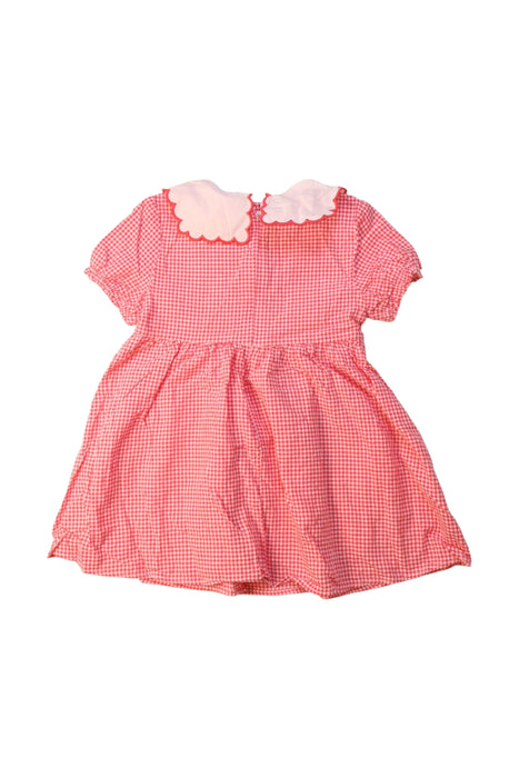 A Pink Short Sleeve Dresses from Balabala in size 12-18M for girl. (Back View)