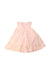 A Pink Sleeveless Dresses from Petit Bateau in size 12-18M for girl. (Back View)
