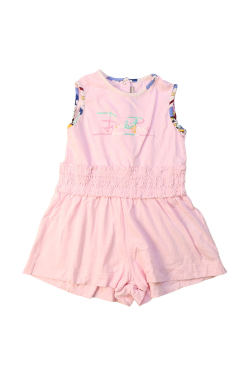 A Pink Sleeveless Rompers from Emilio Pucci in size 12-18M for girl. (Front View)