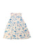 A Blue Sleeveless Dresses from Petit Bateau in size 12-18M for girl. (Front View)