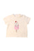 A Beige Short Sleeve T Shirts from Stella McCartney in size 6-12M for girl. (Front View)
