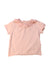 A Pink Short Sleeve Tops from Teddy & Minou in size 12-18M for girl. (Front View)