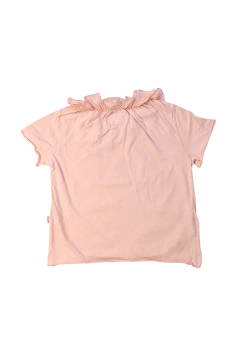 A Pink Short Sleeve Tops from Teddy & Minou in size 12-18M for girl. (Back View)