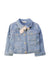 A Blue Lightweight Jackets from Chloe in size 12-18M for girl. (Front View)
